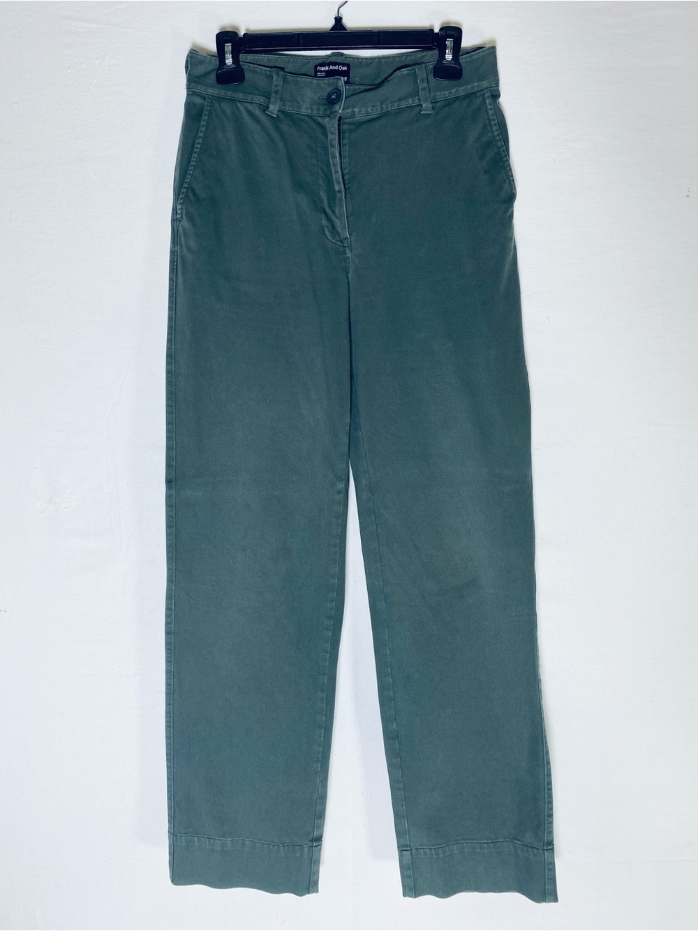 Frank And Oak The Jane Straight Pant Thyme Green 8 Normcore Minimalist